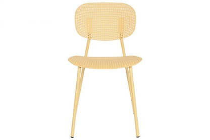 Silla Pp Metal 51_5X46X79 Amarillo