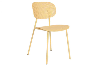 Silla Pp Metal 51_5X46X79 Amarillo
