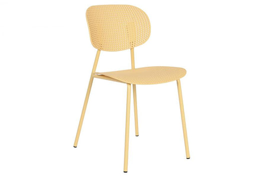 Silla Pp Metal 51_5X46X79 Amarillo