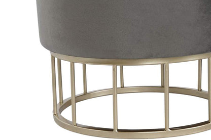 Reposapies Poliester Metal 38X38X41 Terciopelo