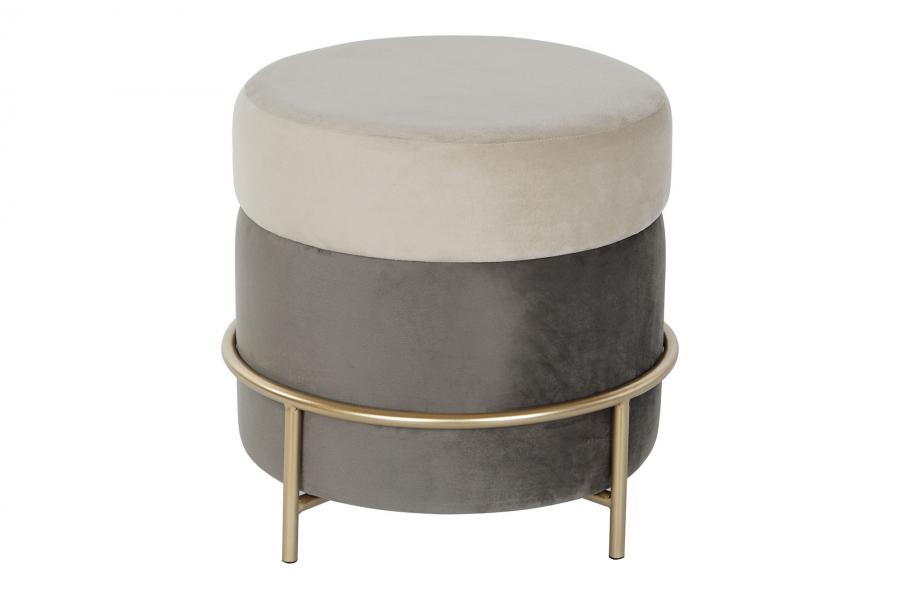 Reposapies Poliester Metal 48X48X46 Marron