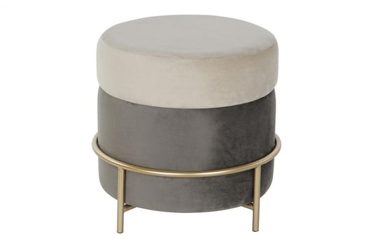 Reposapies Poliester Metal 48X48X46 Marron