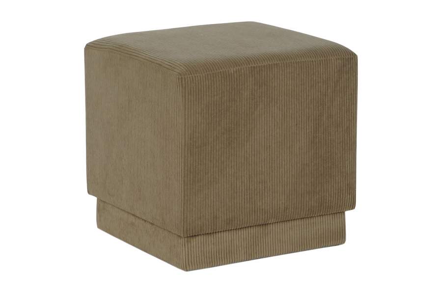 Reposapies Poliester Mdf 40X40X40 Pana Marron