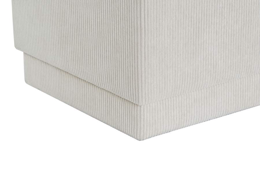 Descalzadora Poliester Mdf 100X40X40 Beige