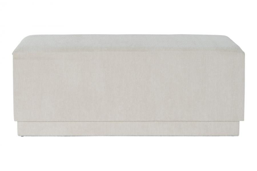 Descalzadora Poliester Mdf 100X40X40 Beige