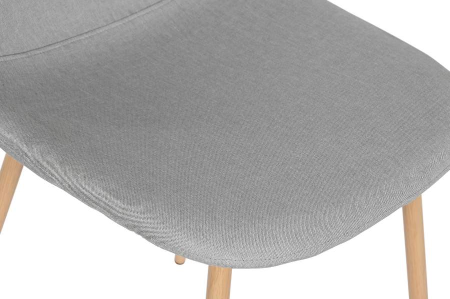 Silla Poliester Hierro 44X51_5X90_5 Simil Madera