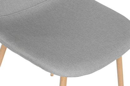 Silla Poliester Hierro 44X51_5X90_5 Simil Madera