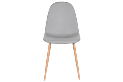 Silla Poliester Hierro 44X51_5X90_5 Simil Madera