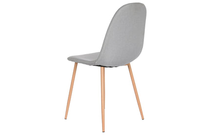 Silla Poliester Hierro 44X51_5X90_5 Simil Madera