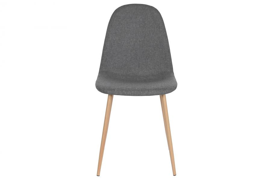 Silla Poliester Hierro 44X51_5X90_5 Simil Madera