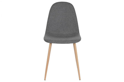 Silla Poliester Hierro 44X51_5X90_5 Simil Madera