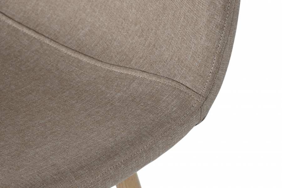 Silla Poliester Hierro 44X51_5X90_5 Simil Madera