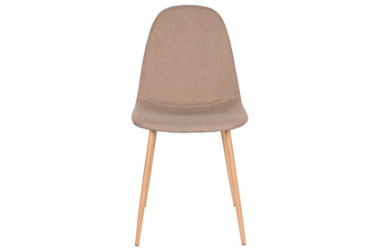 Silla Poliester Hierro 44X51_5X90_5 Simil Madera