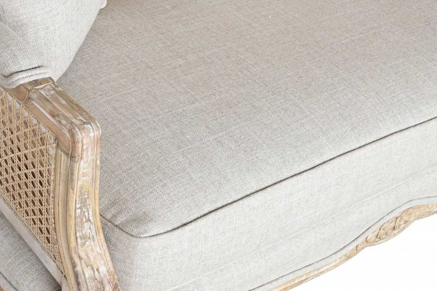 Sofa Madera Enea 125X58X155 Algodon Natural