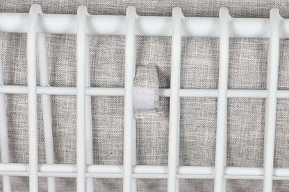 Sofa Metal Poliester 180X66X66 Blanco