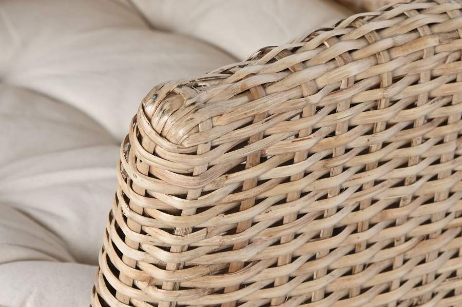 Sillon Ratan 67X64X86 Con Cojin Natural