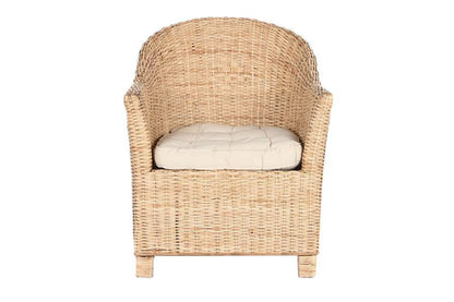 Sillon Ratan 67X64X86 Con Cojin Natural