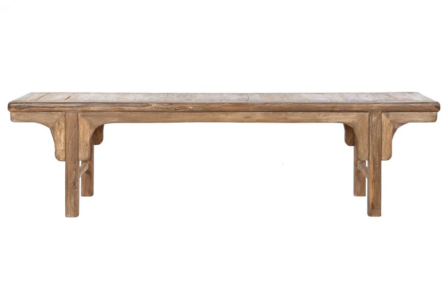 Descalzadora Teca Reciclada 183X41X48 Natural