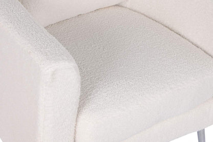 Butaca Poliester Metal 71X75X95 Patas Cromadas