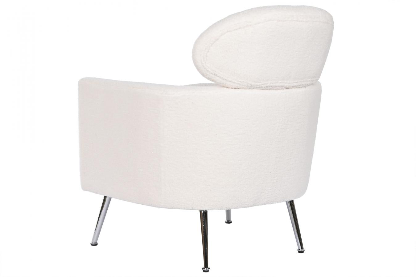Butaca Poliester Metal 71X75X95 Patas Cromadas