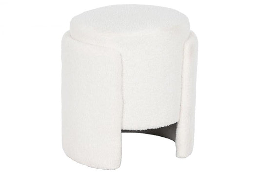Reposapies Poliester Mdf 41X40X43 Borreguito