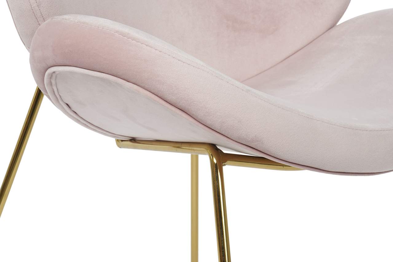 Silla Poliester Metal 63X57X73 Terciopelo