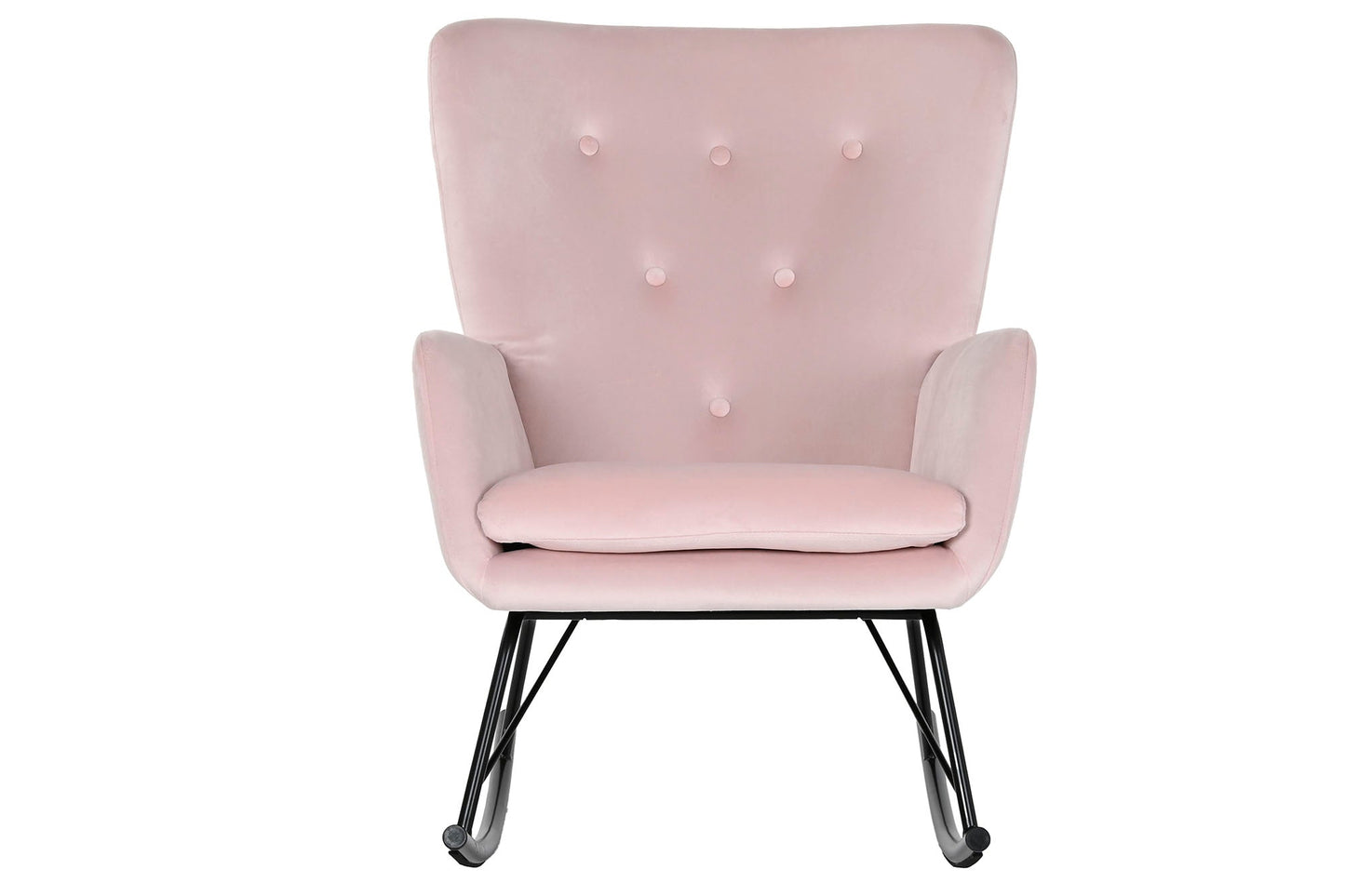 Mecedora Poliester Metal 68X90X92 Rosa