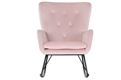 Mecedora Poliester Metal 68X90X92 Rosa