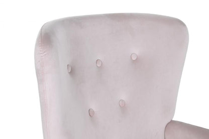 Mecedora Poliester Metal 68X90X92 Rosa