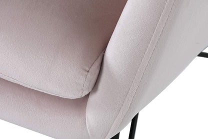 Mecedora Poliester Metal 68X90X92 Rosa