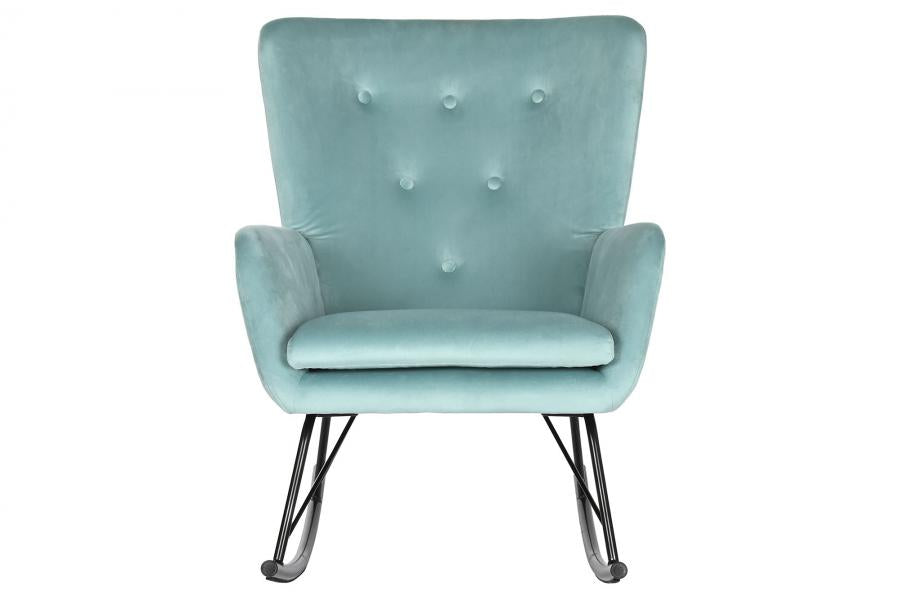 Mecedora Poliester Metal 68X90X92 Terciopelo