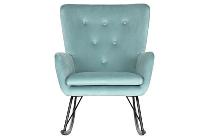 Mecedora Poliester Metal 68X90X92 Terciopelo