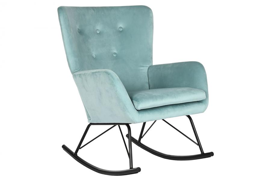 Mecedora Poliester Metal 68X90X92 Terciopelo