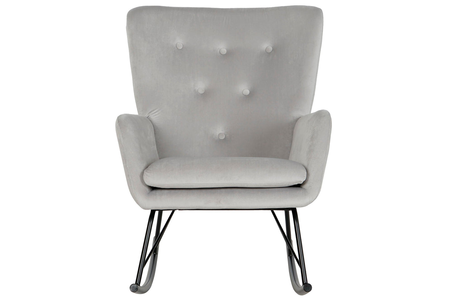 Mecedora Poliester Metal 66X74X86 Gris