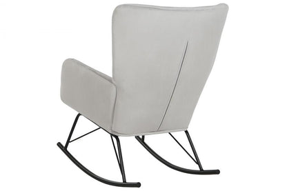 Mecedora Poliester Metal 66X74X86 Gris
