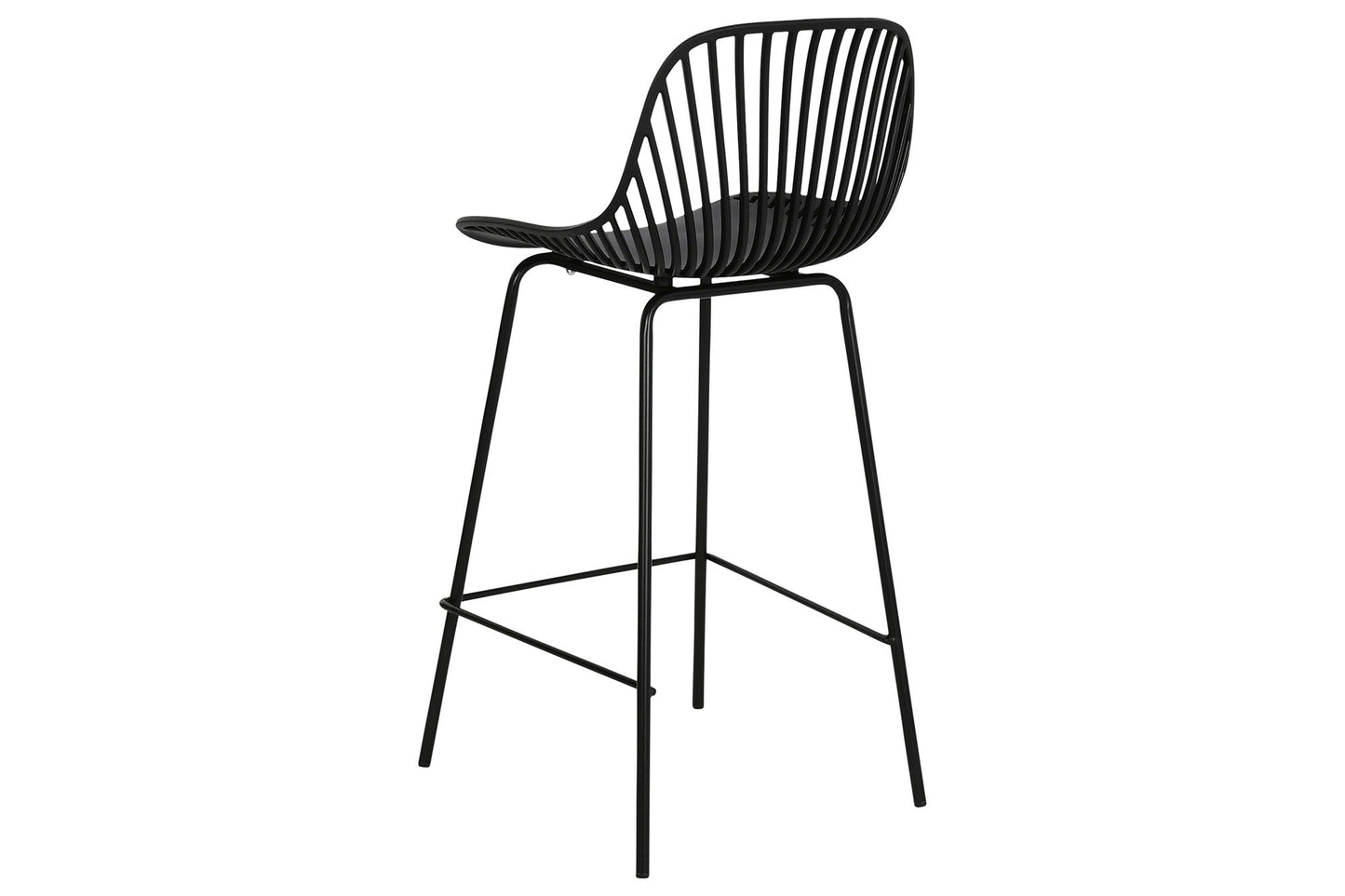 Taburete Pp Metal 44X46X93 Negro