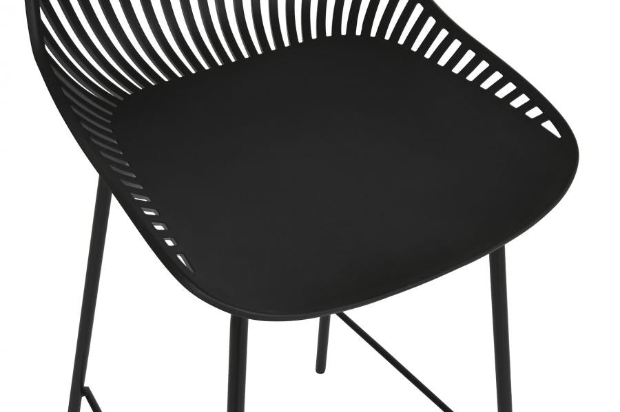 Taburete Pp Metal 44X46X93 Negro