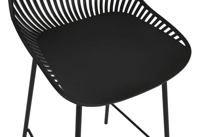 Taburete Pp Metal 44X46X93 Negro