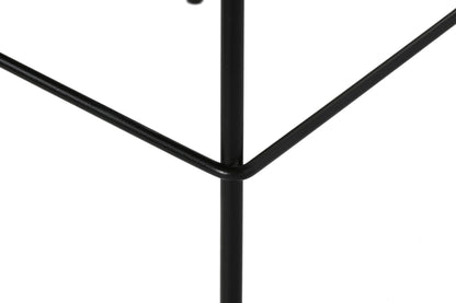 Taburete Pp Metal 44X46X93 Negro