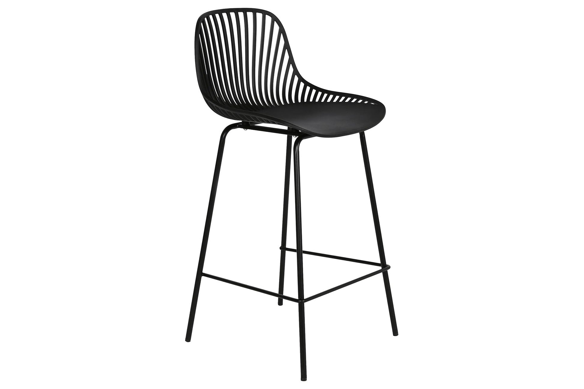 Taburete Pp Metal 44X46X93 Negro