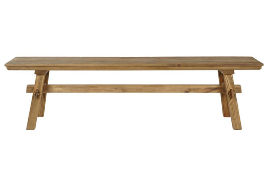 Descalzadora Madera Pino Reciclado 180X35X47