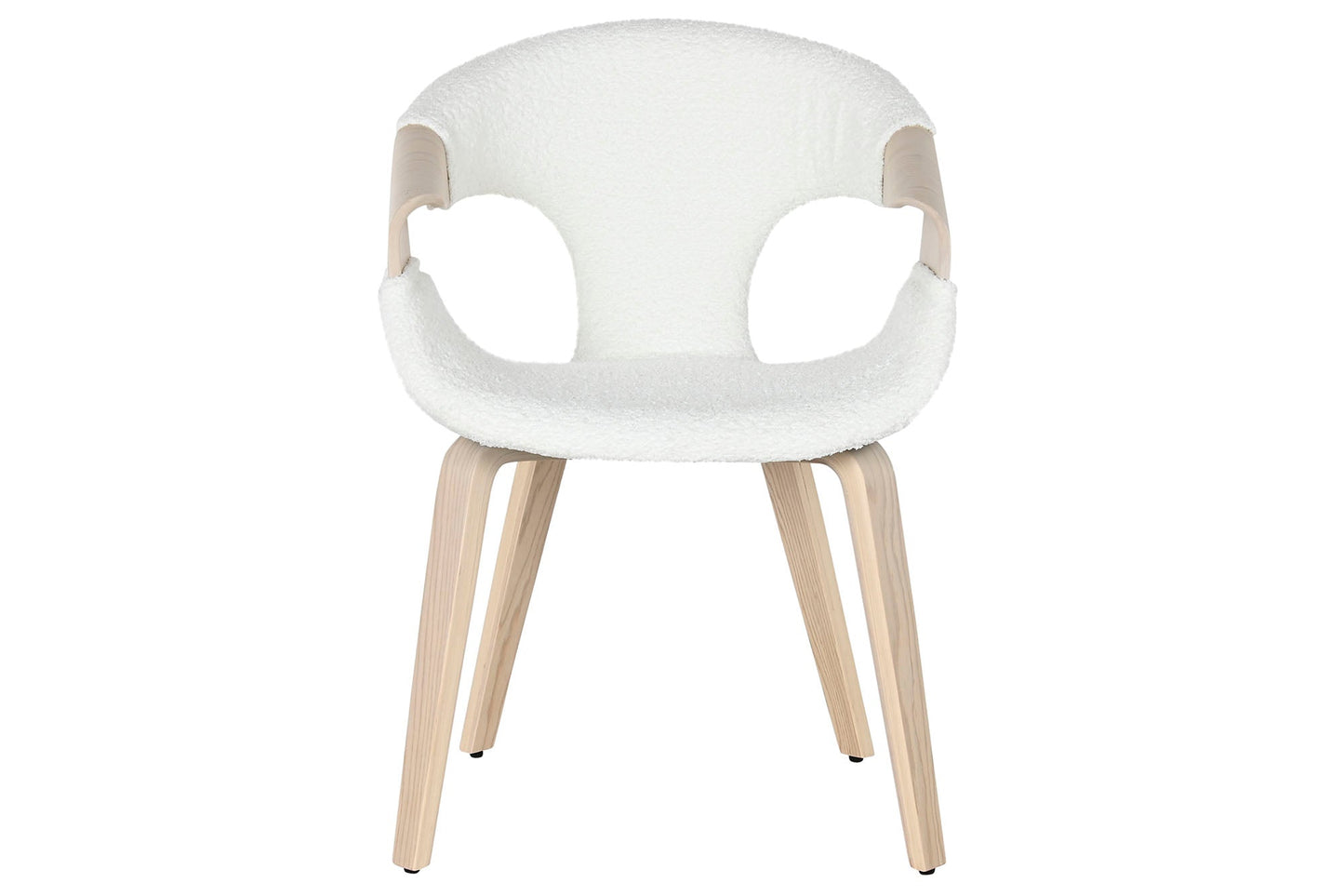 Silla Madera Poliester 52_5X67_5X82 Blanco