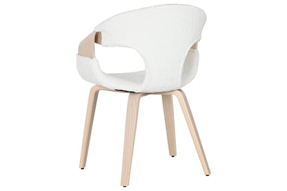 Silla Madera Poliester 52_5X67_5X82 Blanco