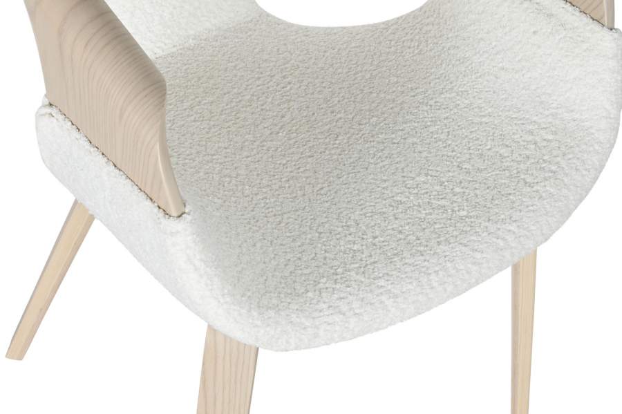 Silla Madera Poliester 52_5X67_5X82 Blanco