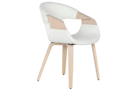 Silla Madera Poliester 52_5X67_5X82 Blanco