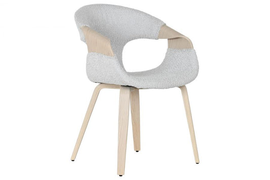 Silla Madera Poliester 52_5X67_5X82 Gris