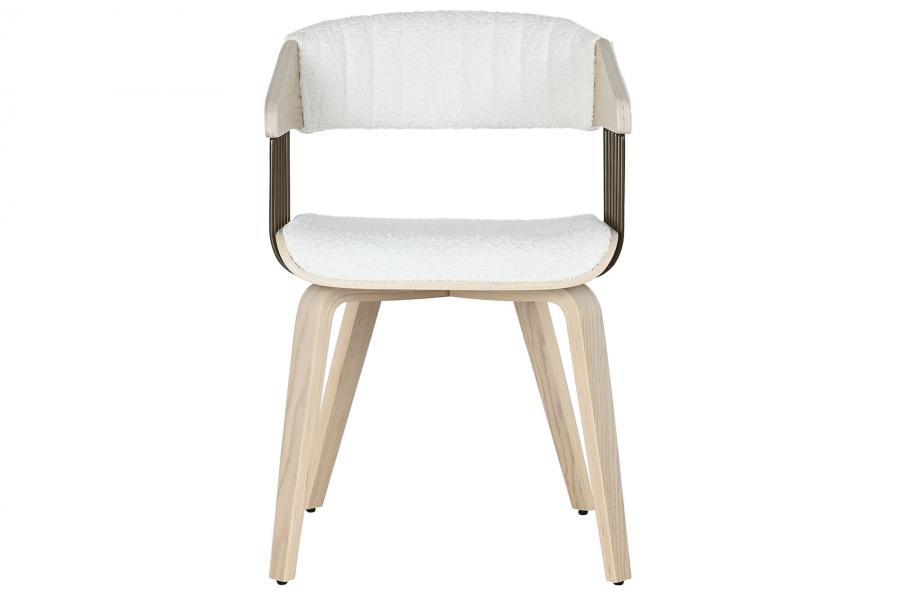 Silla Madera Poliester 51X55X76_5 Blanco