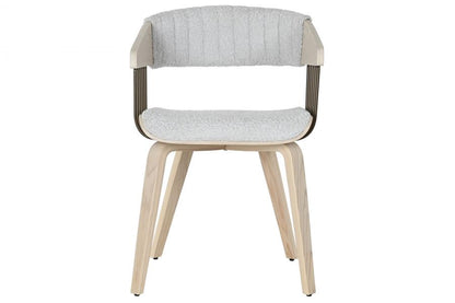 Silla Madera Poliester 53X55X76_5 Gris