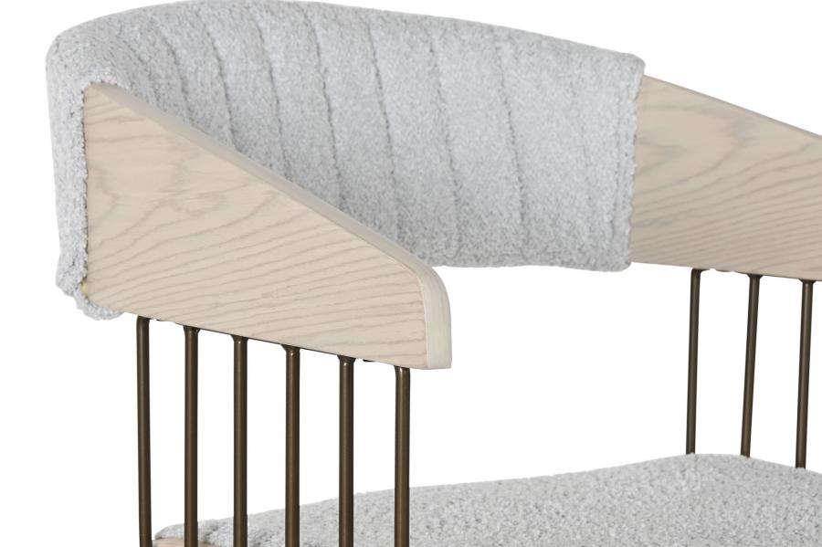 Silla Madera Poliester 53X55X76_5 Gris