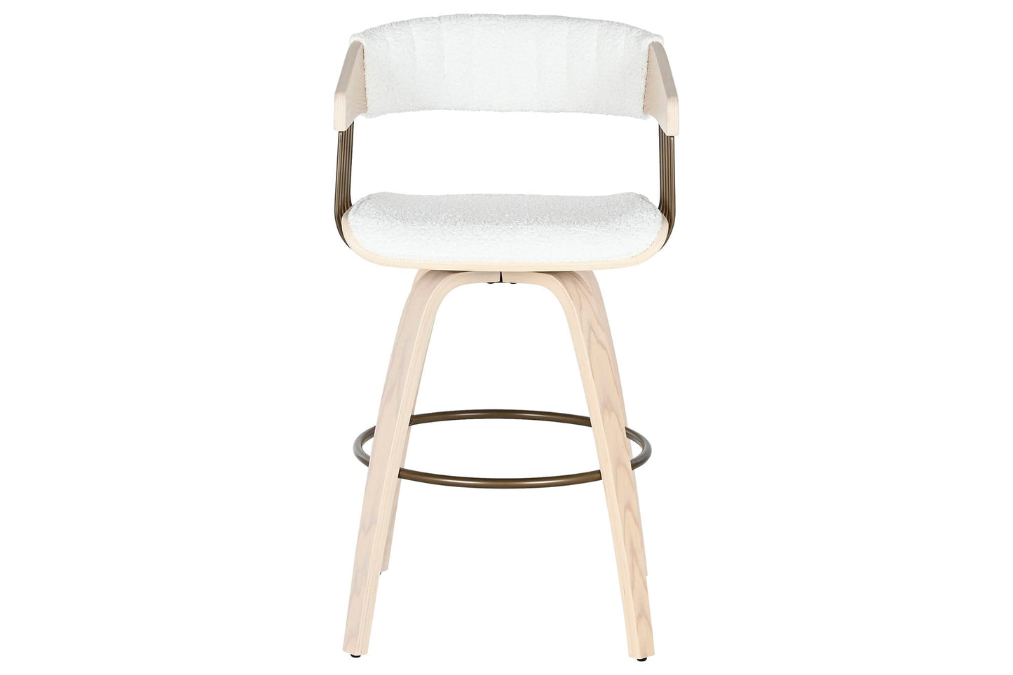 Taburete Madera Poliester 51_5X47_5X94_5 Blanco